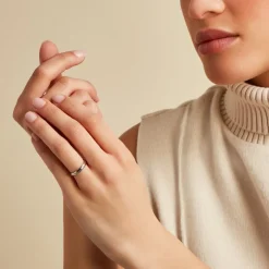 Alliance Alexyne Argent Blanc-Histoire d'Or Outlet