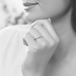 Alliance Aphroditia Demi Jonc Bombé-Histoire d'Or