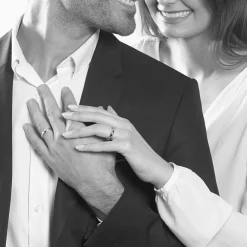 Alliance Aphroditia Demi Jonc Bombe Platine Blanc-Histoire d'Or Outlet