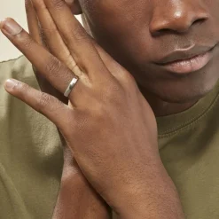 Alliance Aphroditia Demi Jonc Bombe Platine Blanc-Histoire d'Or Outlet