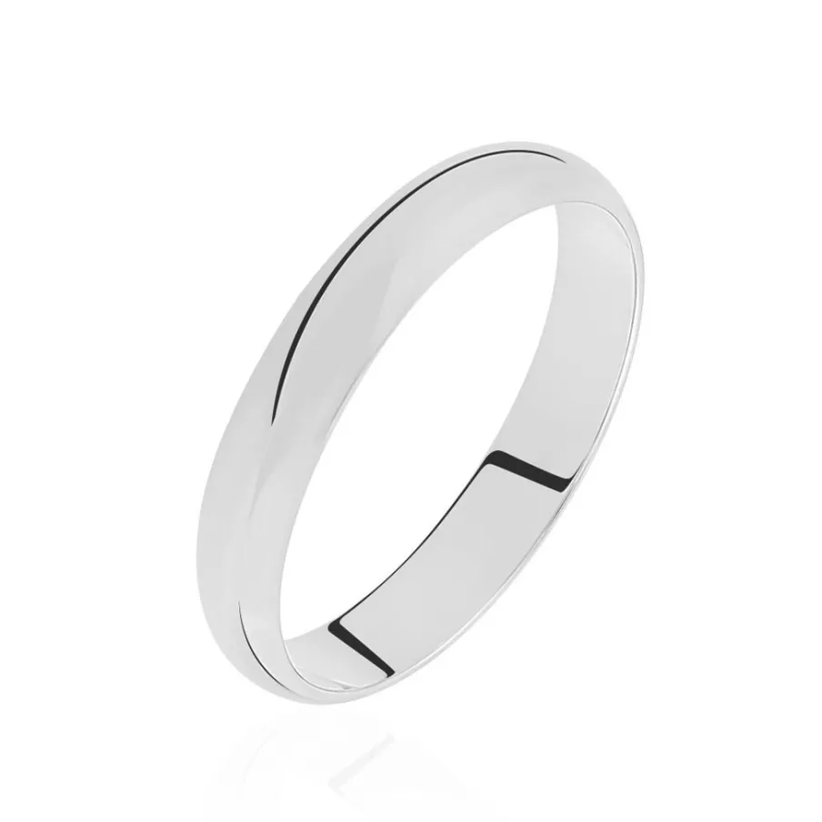 Histoire d'Or Alliance Aphroditia Demi Jonc Bombé