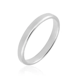 Alliance Aristote Ruban Plat Palladium Blanc-Histoire d'Or Sale