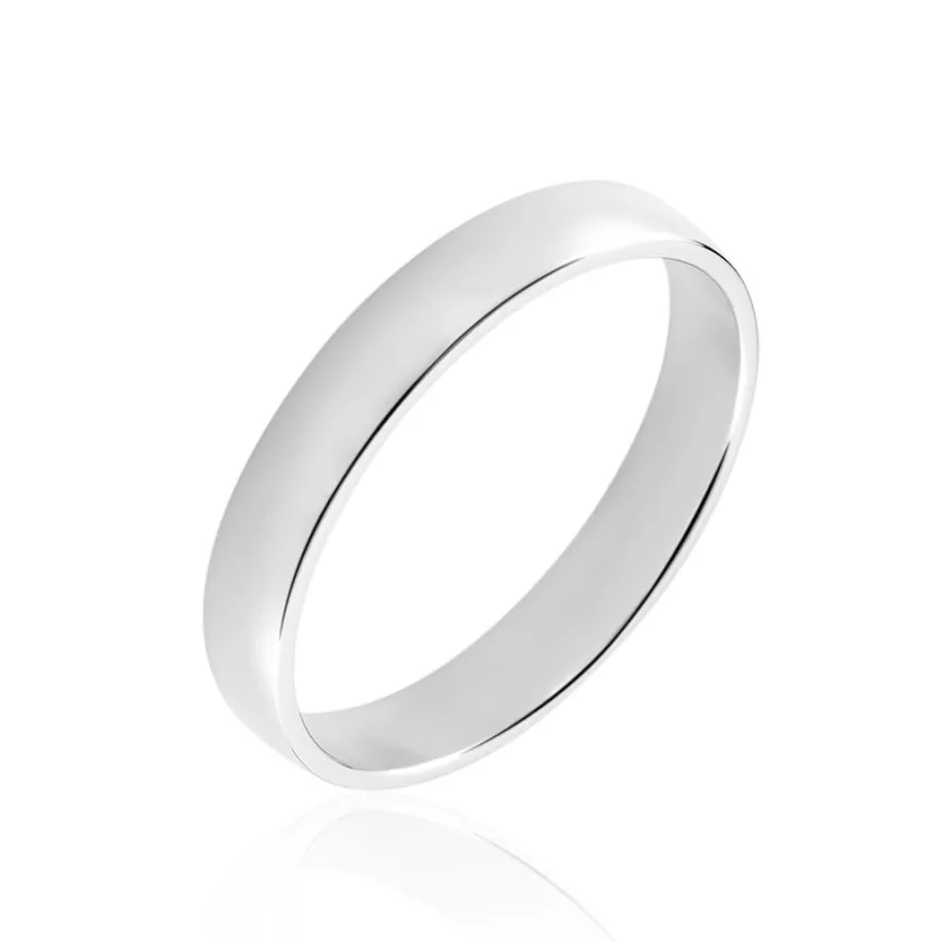 Alliance Artemissia Ruban Plat Or Blanc-Histoire d'Or Hot