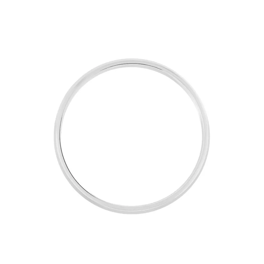 Alliance Artemissia Ruban Plat Or Blanc-Histoire d'Or