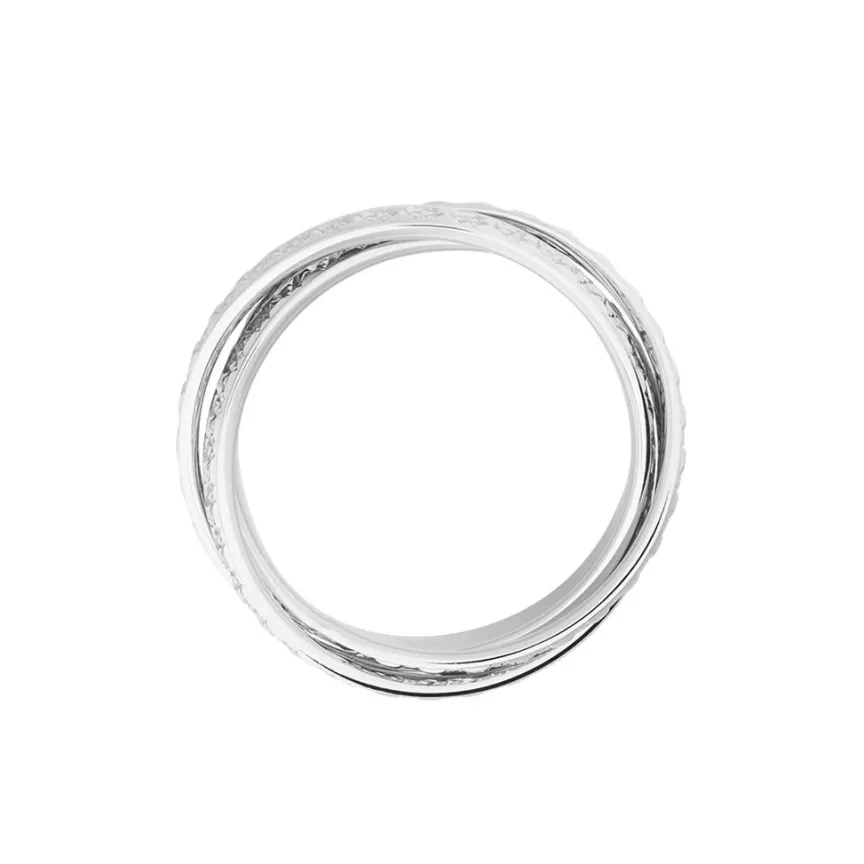 Alliance Bertina Demi Jonc Classique Or Blanc-Histoire d'Or New