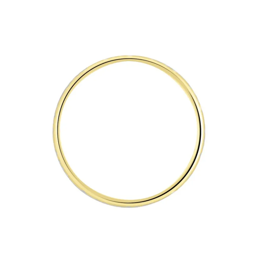 Alliance Cesarius Ruban Plat Or Bicolore-Histoire d'Or New