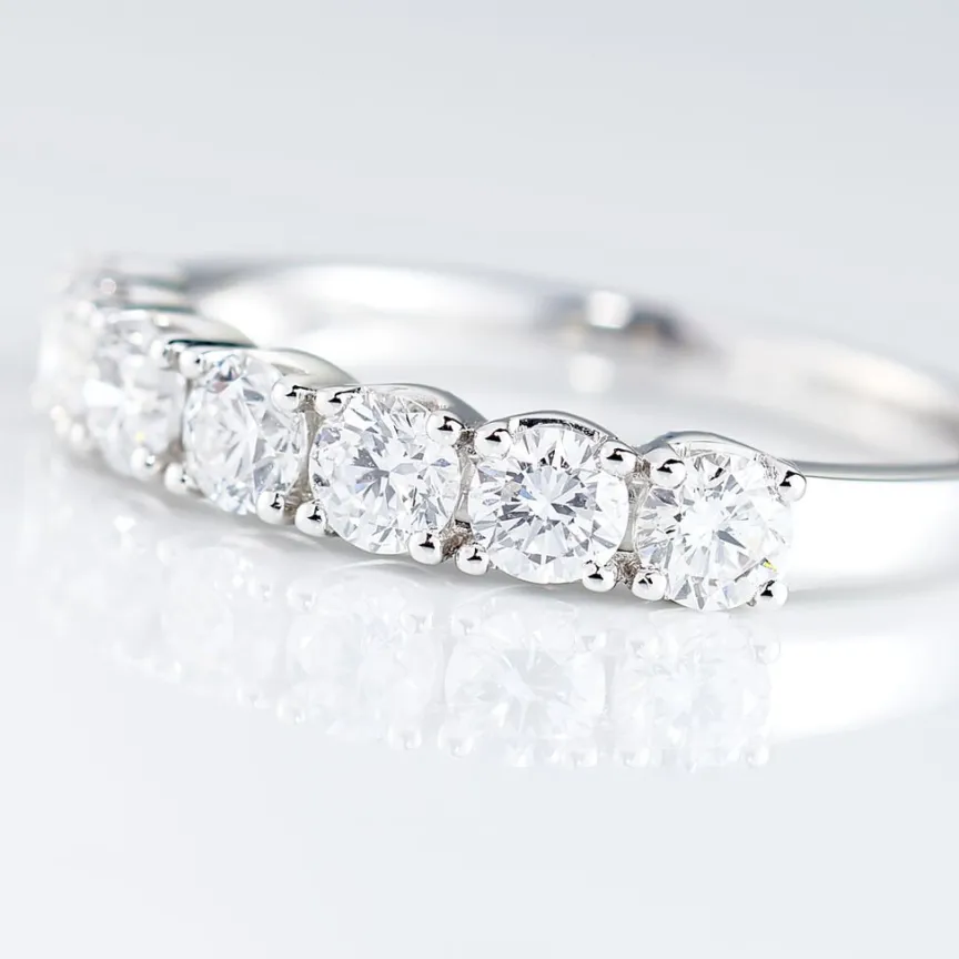 Alliance Eloisa Or Blanc Diamant Synthetique-Histoire d'Or Hot