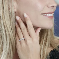 Alliance Eloisa Or Blanc Diamant Synthetique-Histoire d'Or Hot