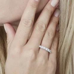 Alliance Eloisa Or Blanc Diamant Synthetique-Histoire d'Or Hot