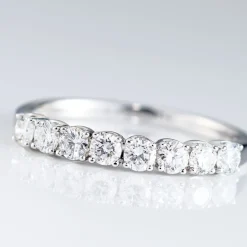 Alliance Eloisa Or Blanc Diamant Synthetique-Histoire d'Or