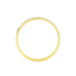 Alliance Epi Fantaisie Ruban Plat Or Bicolore-Histoire d'Or Online