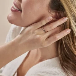 Alliance Fantaisie Diamantee Ruban Plat-Histoire d'Or Hot