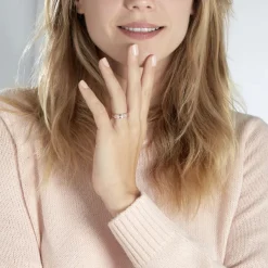 Alliance Fantaisie Diamantee Ruban Plat-Histoire d'Or Sale