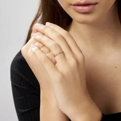 Alliance Fleur Diamantee Ruban Plat-Histoire d'Or Discount