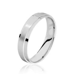 Alliance Florita Ruban Plat Or Blanc-Histoire d'Or Clearance