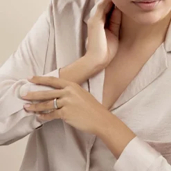 Alliance Georgius Ruban Plat Palladium Blanc-Histoire d'Or Online