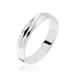 Alliance Harmonia Facetee Or Blanc-Histoire d'Or Discount