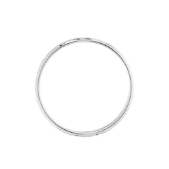 Alliance Herveva Ruban Plat Or Blanc-Histoire d'Or Clearance