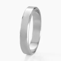 Alliance Inayah Ruban Plat Argent Blanc-Histoire d'Or