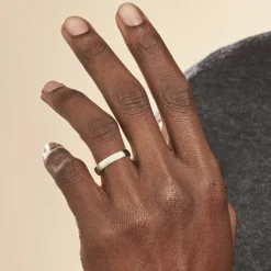 Alliance Julie Ruban Classique Platine Blanc-Histoire d'Or Outlet