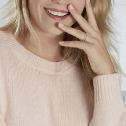 Alliance June 2 Rangs Diamantee Ruban Plat-Histoire d'Or Best