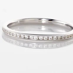 Alliance Laurie Tour Complet Or Blanc Diamant-Histoire d'Or