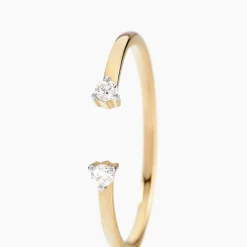 Alliance Les Inseparables Or Jaune Diamant-Histoire d'Or Sale