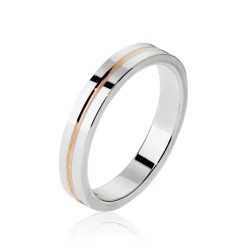 Alliance Liseret Ruban Plat Or Bicolore-Histoire d'Or Best