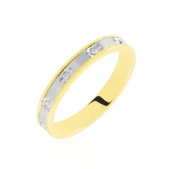 Alliance Madin Ruban Plat Or Bicolore-Histoire d'Or Best