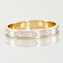 Alliance Madin Ruban Plat Or Bicolore-Histoire d'Or Best