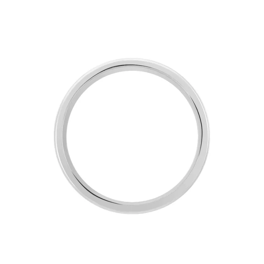 Alliance Mae-lou Ruban Plat Argent Blanc-Histoire d'Or Discount