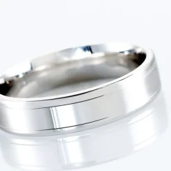 Alliance Mae-lou Ruban Plat Argent Blanc-Histoire d'Or Discount