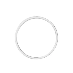 Alliance Marcello Ruban Plat Or Blanc-Histoire d'Or