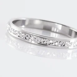 Alliance Marine Ruban Plat Or Blanc-Histoire d'Or Outlet