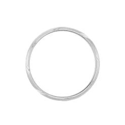 Alliance Marlon Demi Jonc Classique Or Blanc-Histoire d'Or Hot