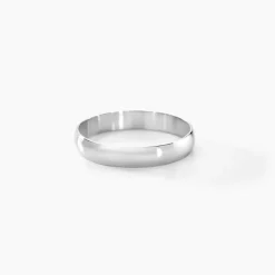 Alliance Meredithe Demi Jonc Classique Or Blanc-Histoire d'Or Outlet