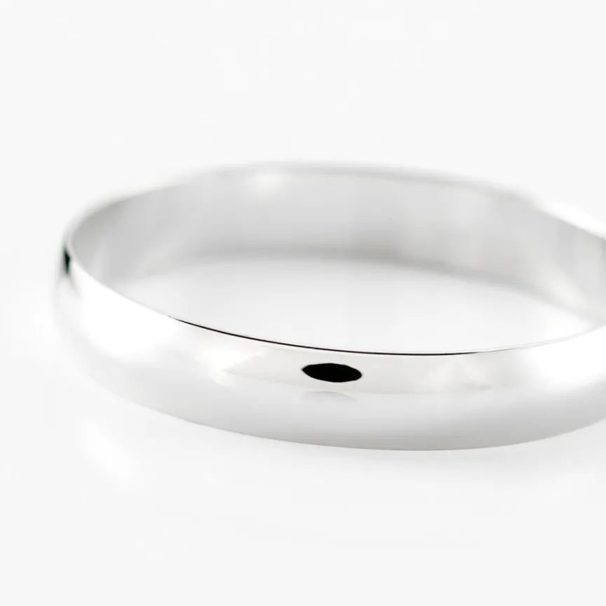 Alliance Meredithe Demi Jonc Classique Or Blanc-Histoire d'Or Outlet