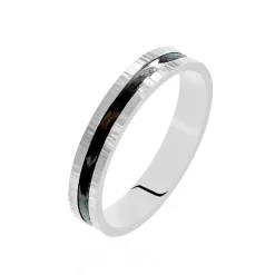 Alliance Navido Ruban Plat Palladium Bicolore-Histoire d'Or Clearance