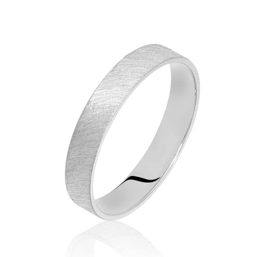 Alliance Palla Givree Ruban Plat Palladium Blanc-Histoire d'Or Online