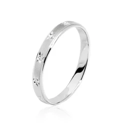 Alliance Pricilia Ruban Plat Or Blanc-Histoire d'Or Online