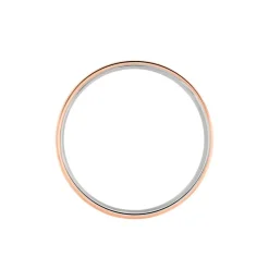 Alliance Rehanne Ruban Plat Or Bicolore-Histoire d'Or Best