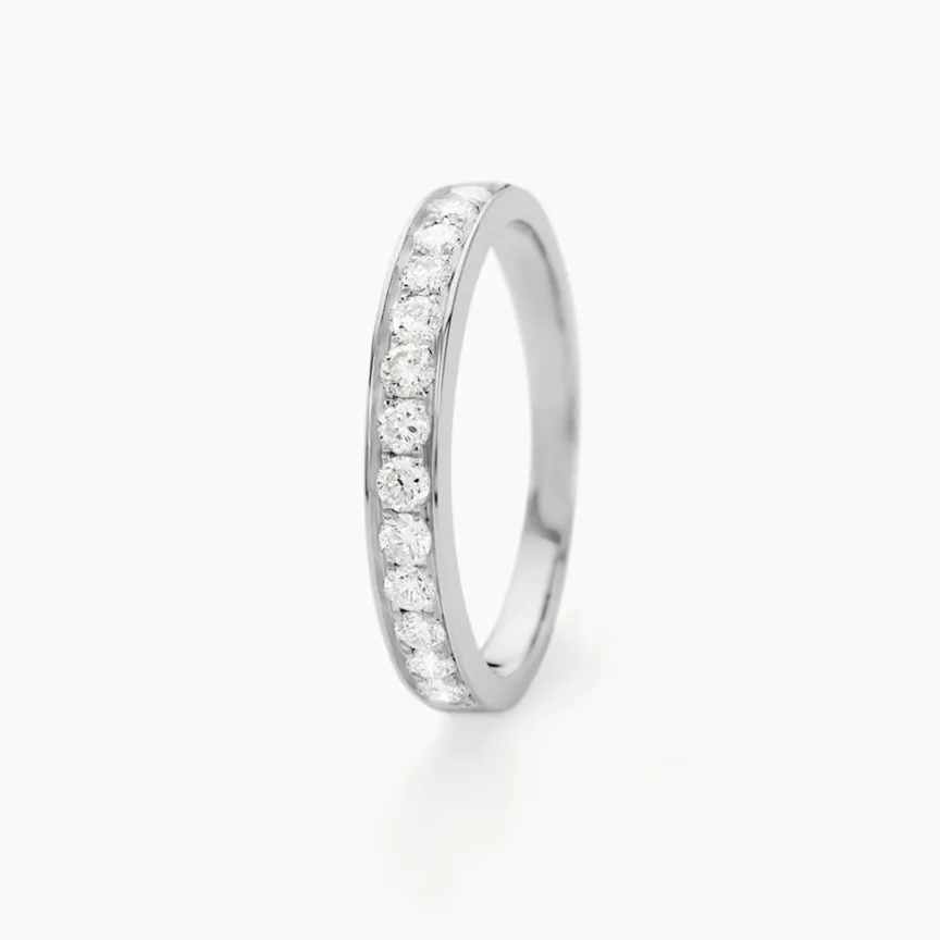 Alliance Rhea Or Blanc Diamant-Histoire d'Or Hot