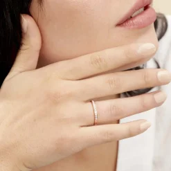 Alliance Rhea Or Rose Diamant-Histoire d'Or Clearance