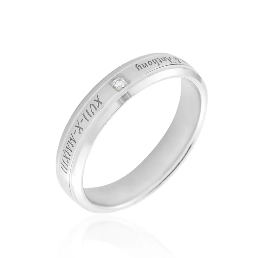 Alliance Romaine Or Blanc Diamant-Histoire d'Or Clearance