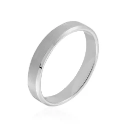 Alliance Rominus Ruban Plat Palladium Blanc-Histoire d'Or Online