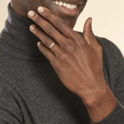 Alliance Rominus Ruban Plat Palladium Blanc-Histoire d'Or Online