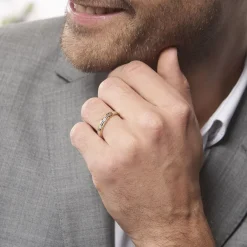 Alliance Sequana Ruban Plat Or Bicolore-Histoire d'Or Online