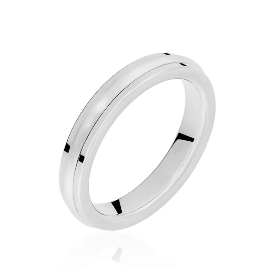 Alliance Shelanda Ruban Plat Or Bicolore-Histoire d'Or New