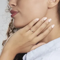 Alliance Sirona Demi Jonc Confort-Histoire d'Or Clearance