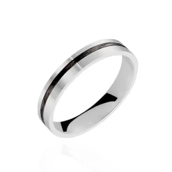 Alliance Telio Ruban Plat Or Blanc-Histoire d'Or Clearance